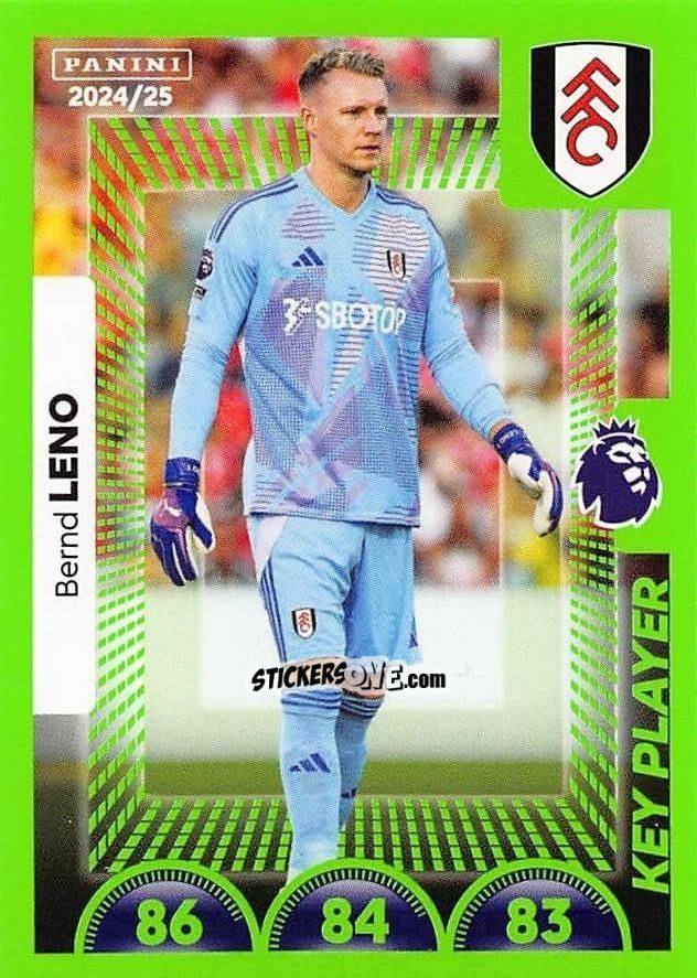 Cromo Bernd Leno (Key Player) - English Premier League 2024-2025
 n. 280 - Panini