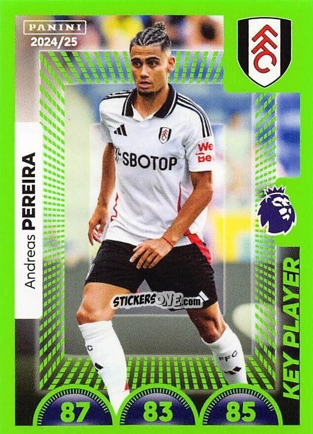 Cromo Andreas Pereira (Key Player) - English Premier League 2024-2025
 n. 281 - Panini