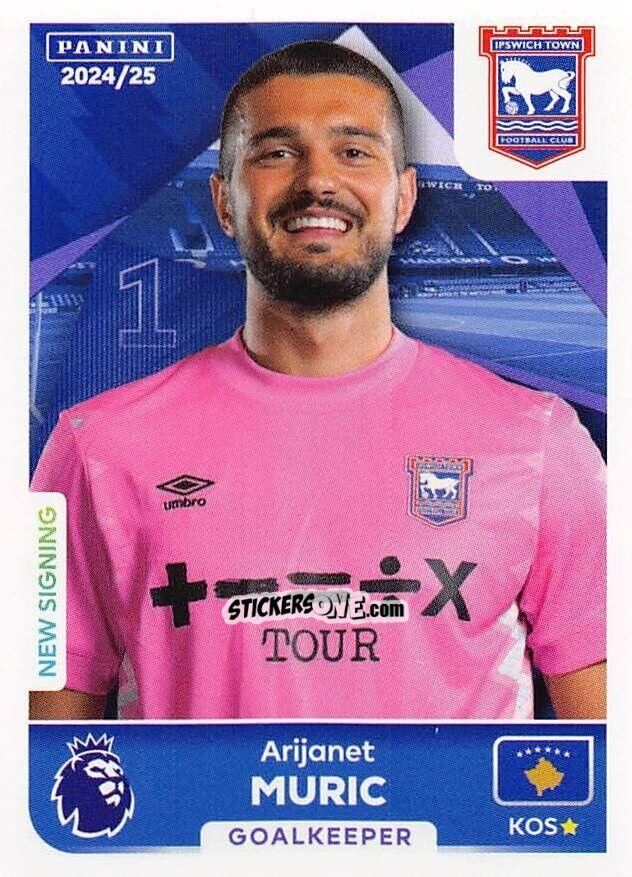 Cromo Arijanet Murić - English Premier League 2024-2025
 n. 285 - Panini