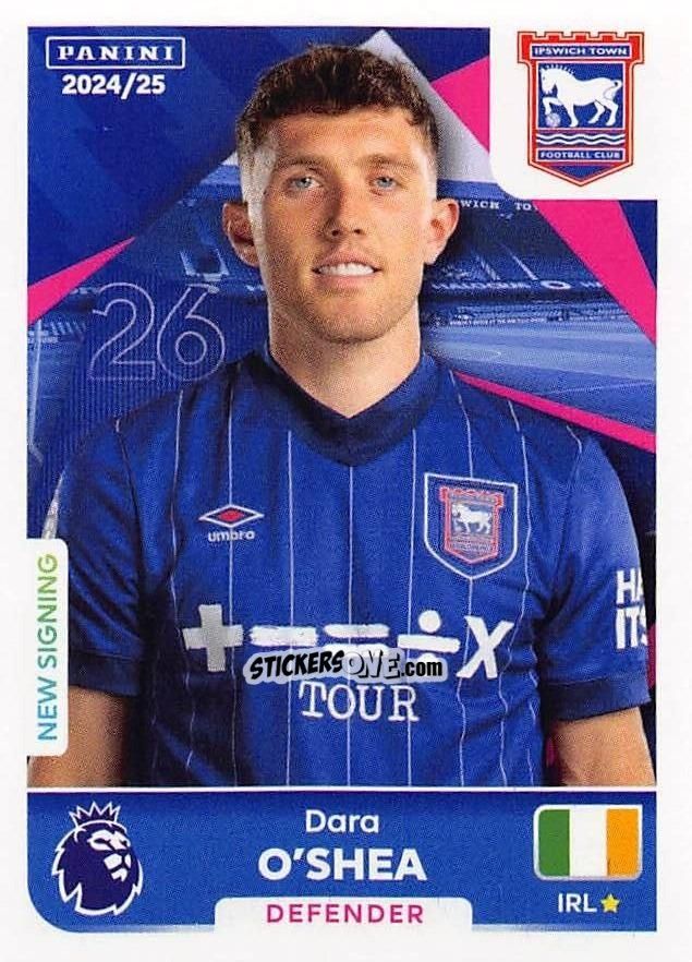 Cromo Dara O'Shea - English Premier League 2024-2025
 n. 288 - Panini