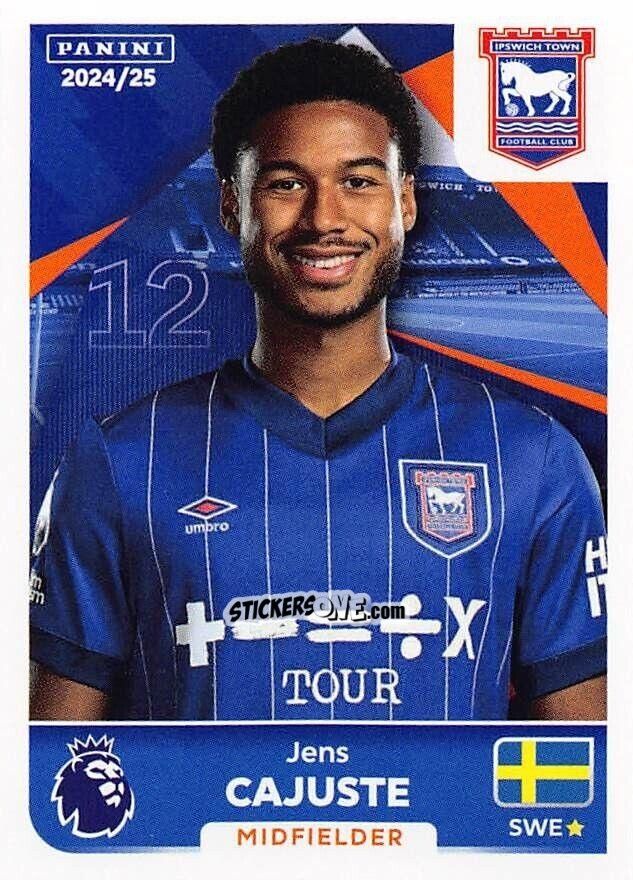 Cromo Jens Cajuste - English Premier League 2024-2025
 n. 298 - Panini
