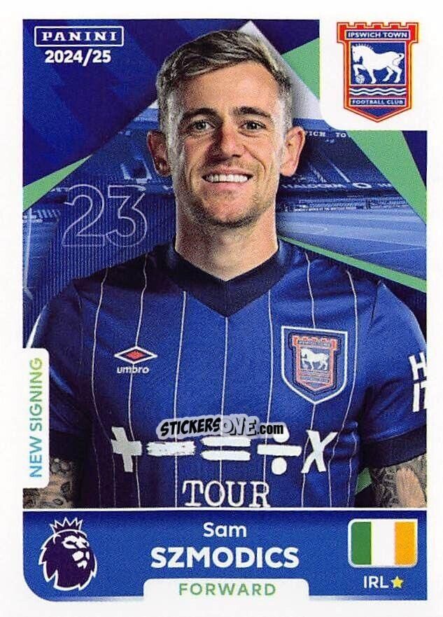 Cromo Sam Szmodics - English Premier League 2024-2025
 n. 304 - Panini
