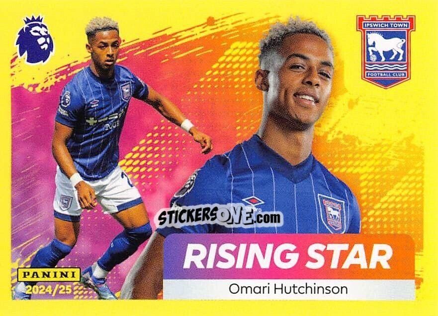 Cromo Omari Hutchinson (Rising Star) - English Premier League 2024-2025
 n. 306 - Panini