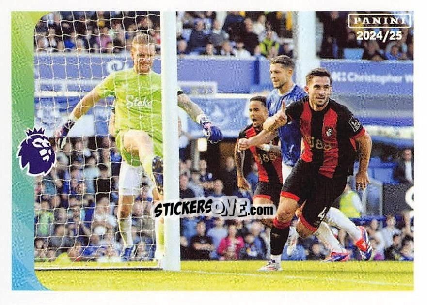 Figurina Everton / AFC Bournemouth - English Premier League 2024-2025
 n. 313 - Panini