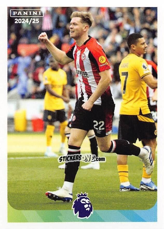 Cromo Brentford / Wolverhampton Wanderers - English Premier League 2024-2025
 n. 317 - Panini