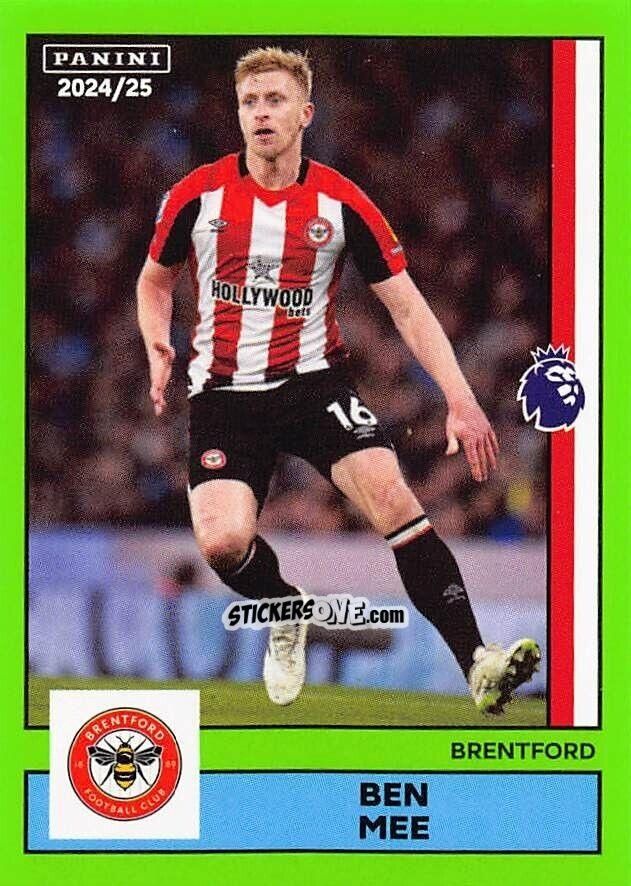 Cromo Ben Mee - English Premier League 2024-2025
 n. 322 - Panini