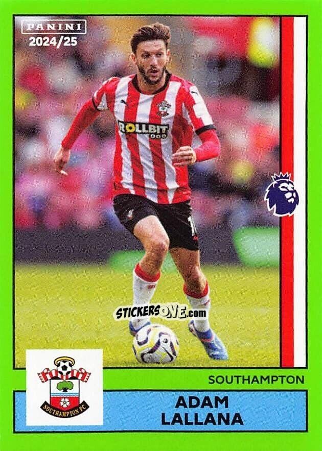 Cromo Adam Lallana - English Premier League 2024-2025
 n. 335 - Panini