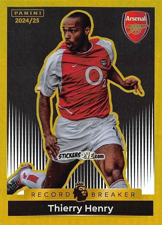 Cromo Thierry Henry (Arsenal) - English Premier League 2024-2025
 n. 339 - Panini