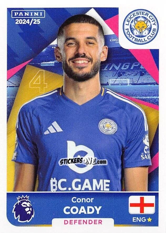 Sticker Conor Coady - English Premier League 2024-2025
 n. 355 - Panini