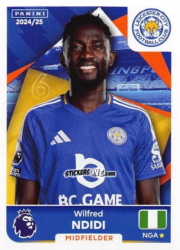 Figurina Wilfred Ndidi - English Premier League 2024-2025
 n. 358 - Panini