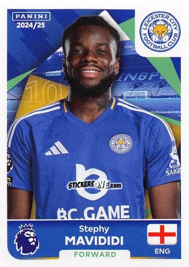 Figurina Stephy Mavididi - English Premier League 2024-2025
 n. 366 - Panini
