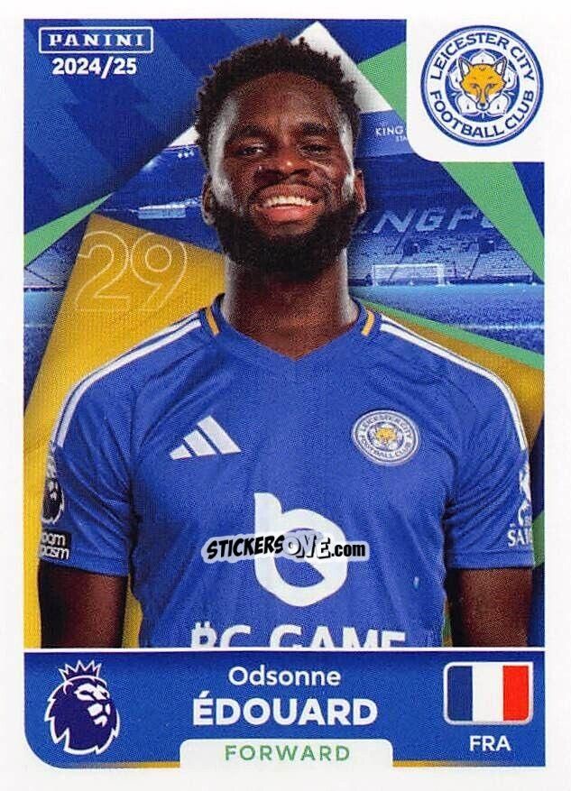 Cromo Odsonne Edouard - English Premier League 2024-2025
 n. 374 - Panini