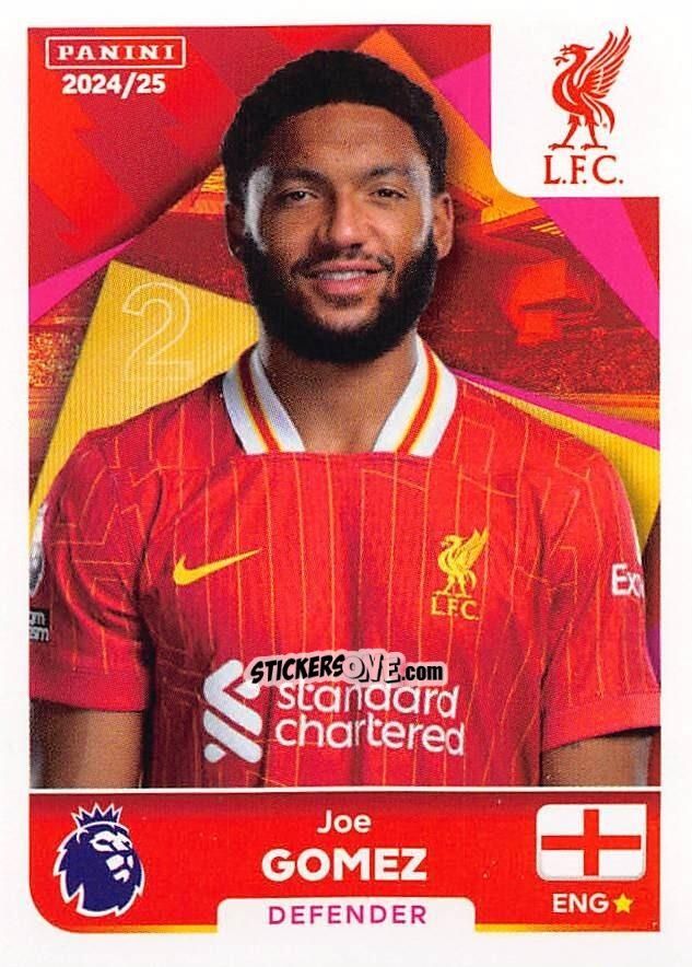 Cromo Joe Gomez - English Premier League 2024-2025
 n. 382 - Panini
