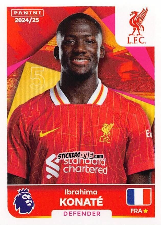Sticker Ibrahima Konaté - English Premier League 2024-2025
 n. 384 - Panini