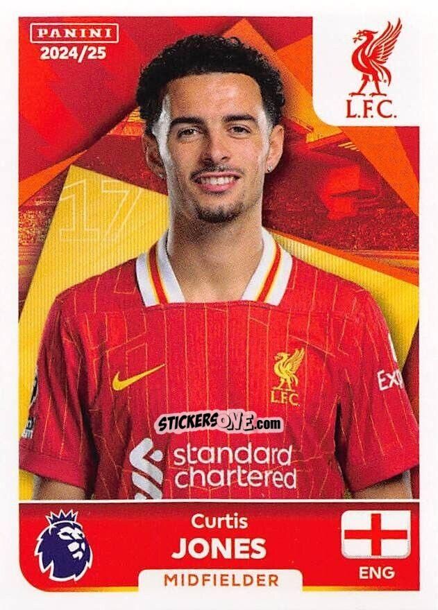 Sticker Curtis Jones - English Premier League 2024-2025
 n. 391 - Panini
