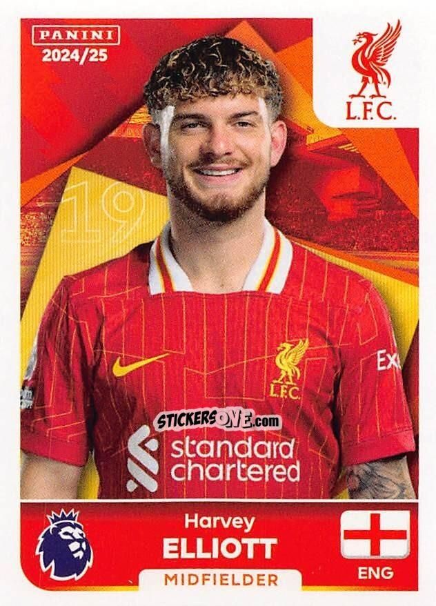 Cromo Harvey Elliott - English Premier League 2024-2025
 n. 392 - Panini