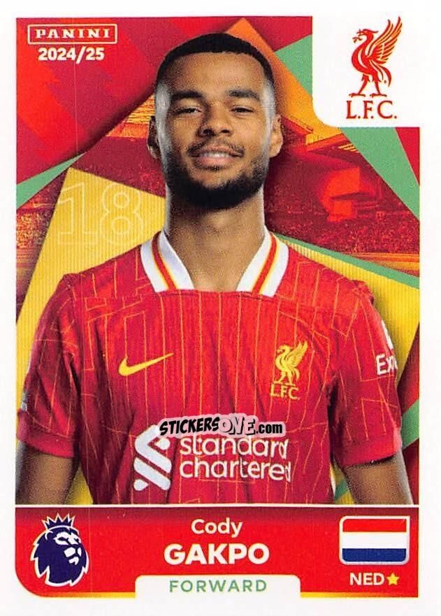 Cromo Cody Gakpo - English Premier League 2024-2025
 n. 397 - Panini