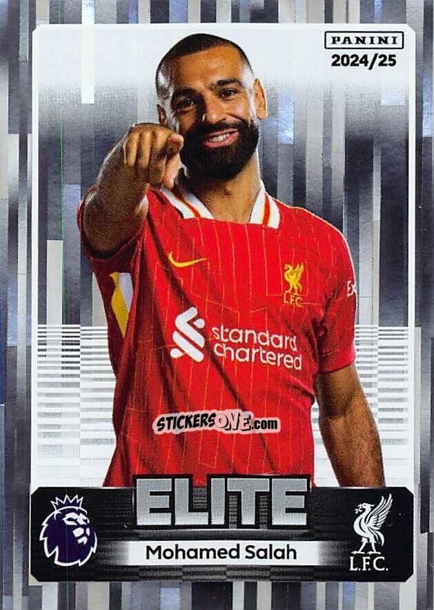 Cromo Mohamed Salah (Elite) - English Premier League 2024-2025
 n. 399 - Panini