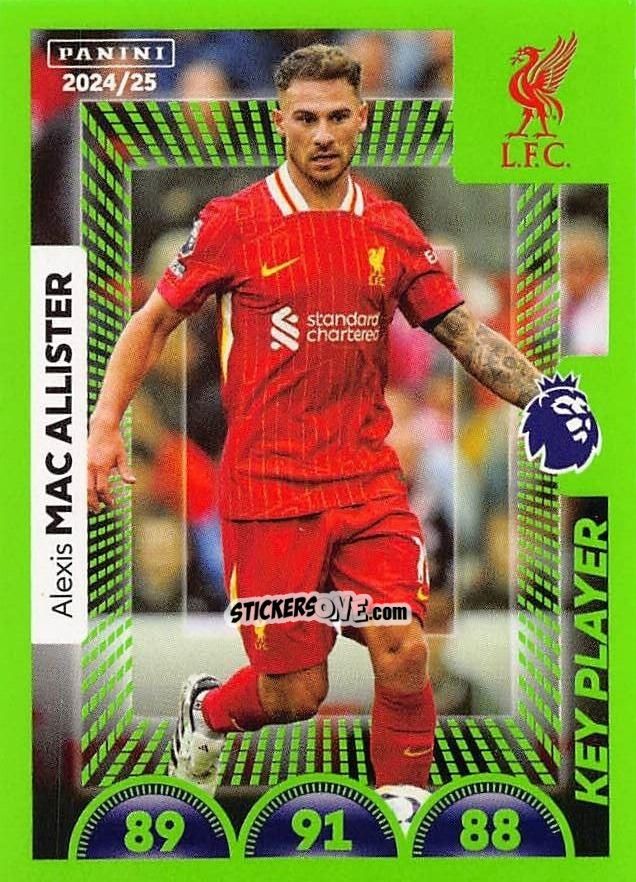 Cromo Alexis Mac Allister (Key player) - English Premier League 2024-2025
 n. 401 - Panini