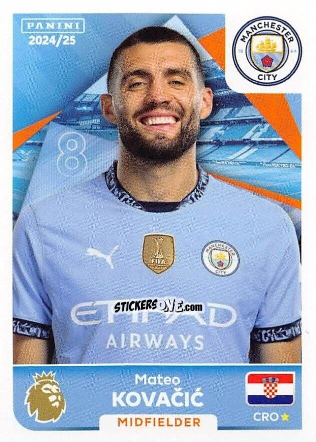 Figurina Mateo Kovačić - English Premier League 2024-2025
 n. 416 - Panini