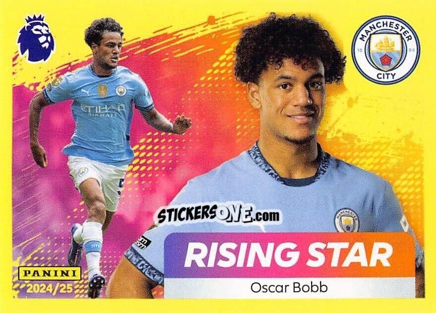 Cromo Oscar Bobb (Rising Star) - English Premier League 2024-2025
 n. 427 - Panini