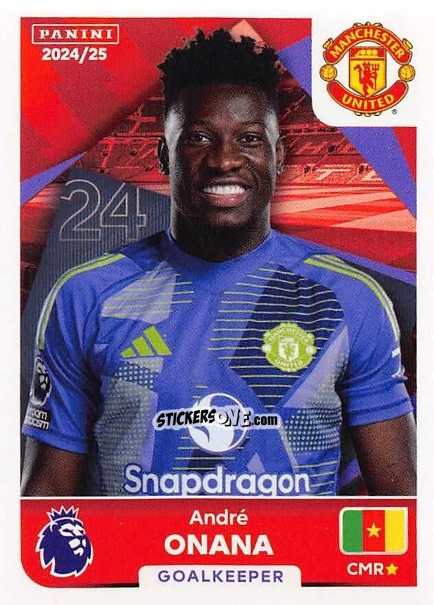 Cromo André Onana - English Premier League 2024-2025
 n. 436 - Panini