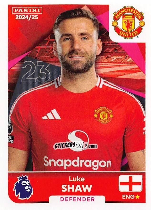 Sticker Luke Shaw - English Premier League 2024-2025
 n. 445 - Panini