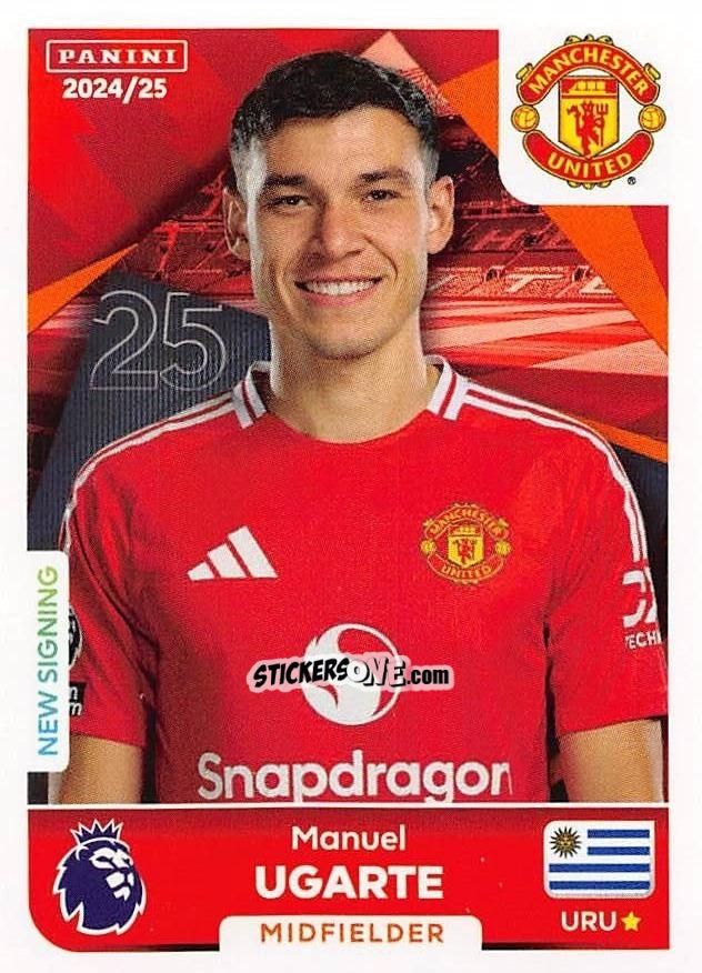 Sticker Manuel Ugarte - English Premier League 2024-2025
 n. 450 - Panini