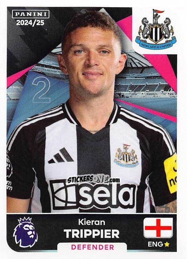 Figurina Kieran Trippier - English Premier League 2024-2025
 n. 469 - Panini