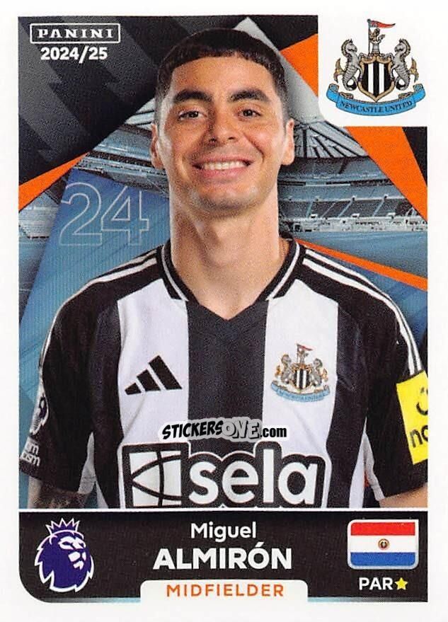 Cromo Miguel Almirón - English Premier League 2024-2025
 n. 479 - Panini