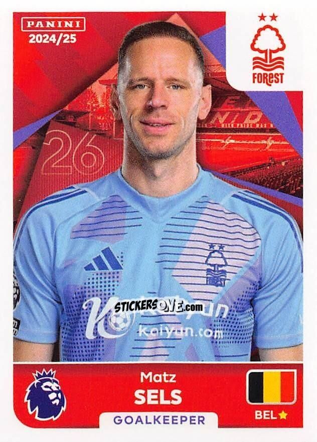 Cromo Matz Sels - English Premier League 2024-2025
 n. 493 - Panini