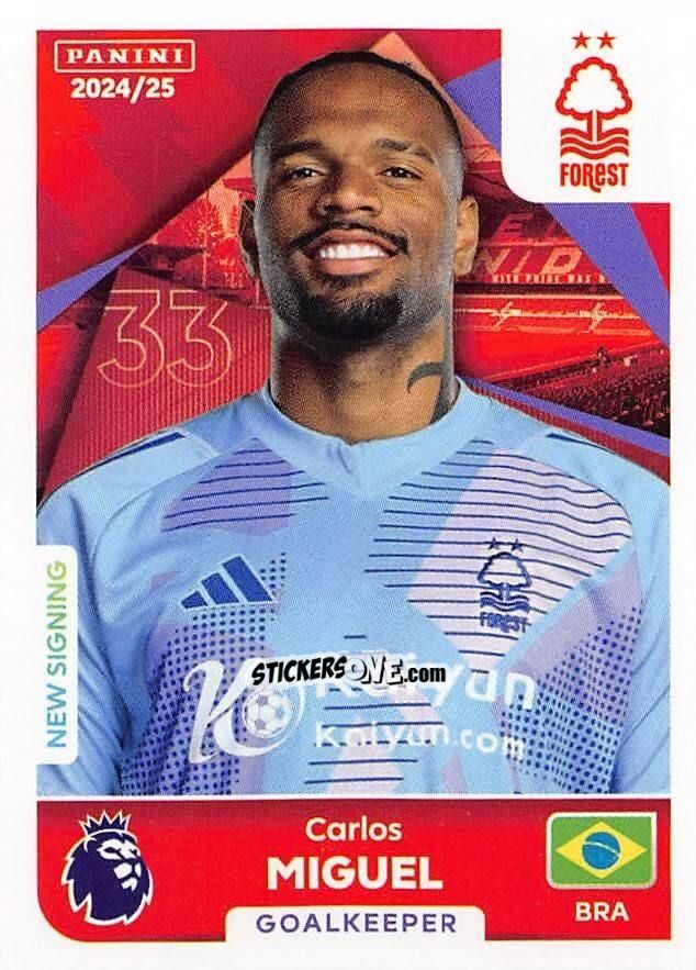 Cromo Carlos Miguel - English Premier League 2024-2025
 n. 494 - Panini