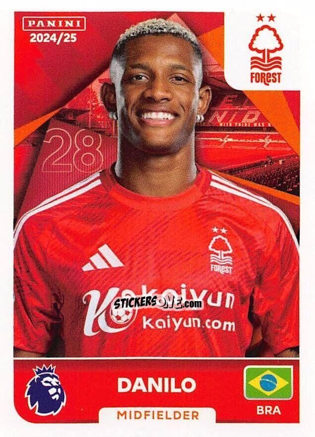 Figurina Danilo - English Premier League 2024-2025
 n. 516 - Panini