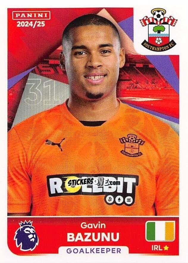 Sticker Gavin Bazunu - English Premier League 2024-2025
 n. 523 - Panini