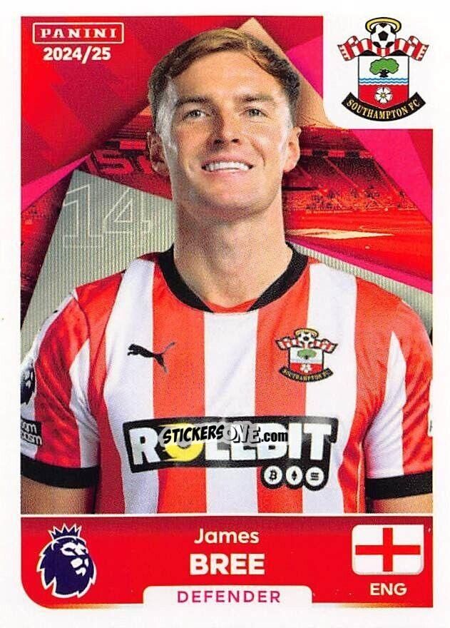 Sticker James Bree - English Premier League 2024-2025
 n. 530 - Panini