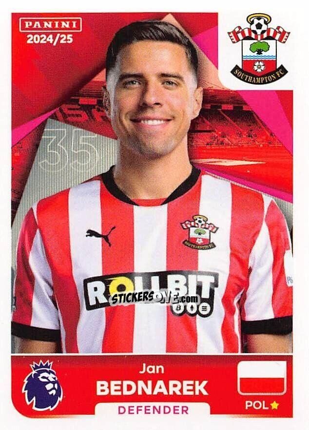 Sticker Jan Bednarek - English Premier League 2024-2025
 n. 531 - Panini