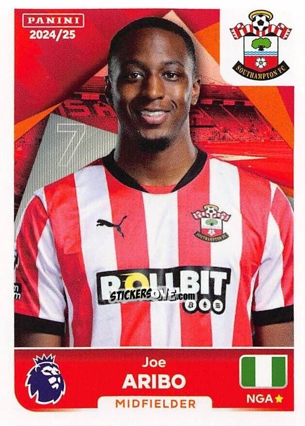 Cromo Joe Aribo - English Premier League 2024-2025
 n. 533 - Panini