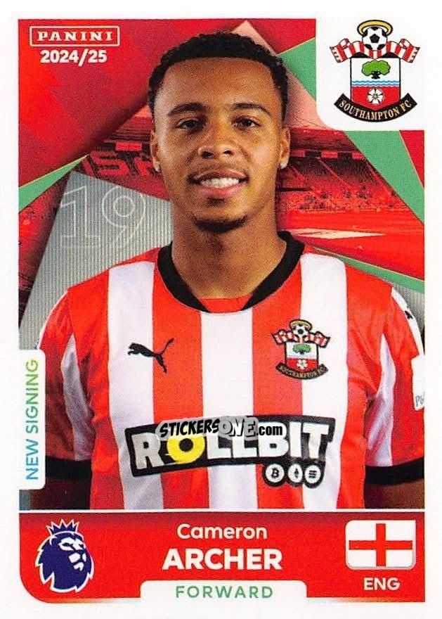 Sticker Cameron Archer - English Premier League 2024-2025
 n. 548 - Panini