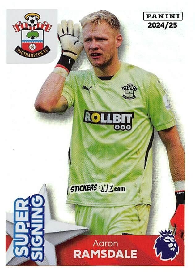 Sticker Aaron Ramsdale (Super Signing) - English Premier League 2024-2025
 n. 549 - Panini