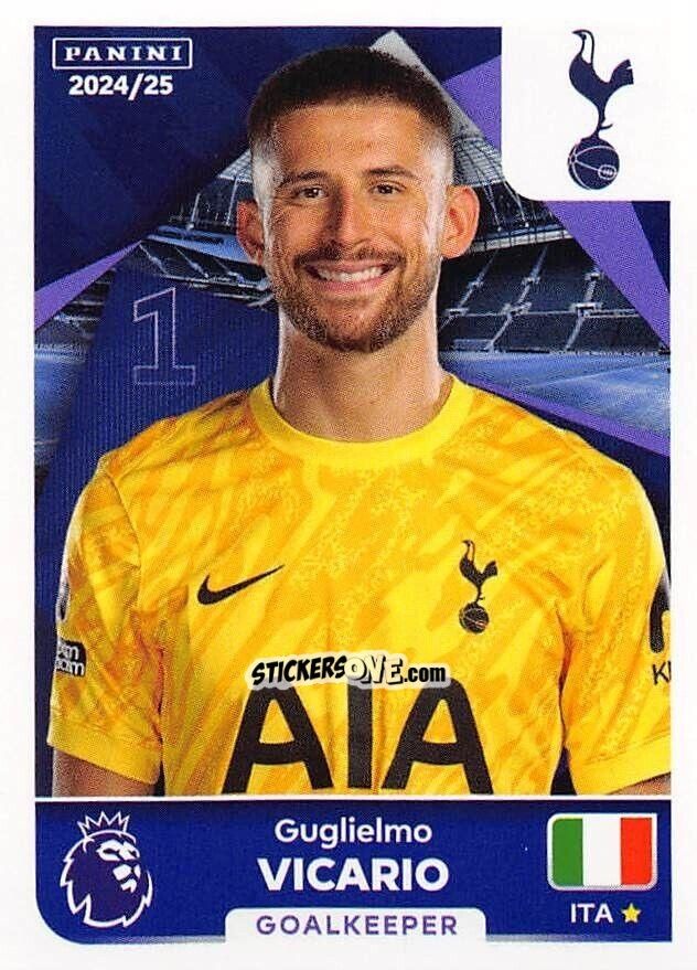 Figurina Guglielmo Vicario - English Premier League 2024-2025
 n. 551 - Panini
