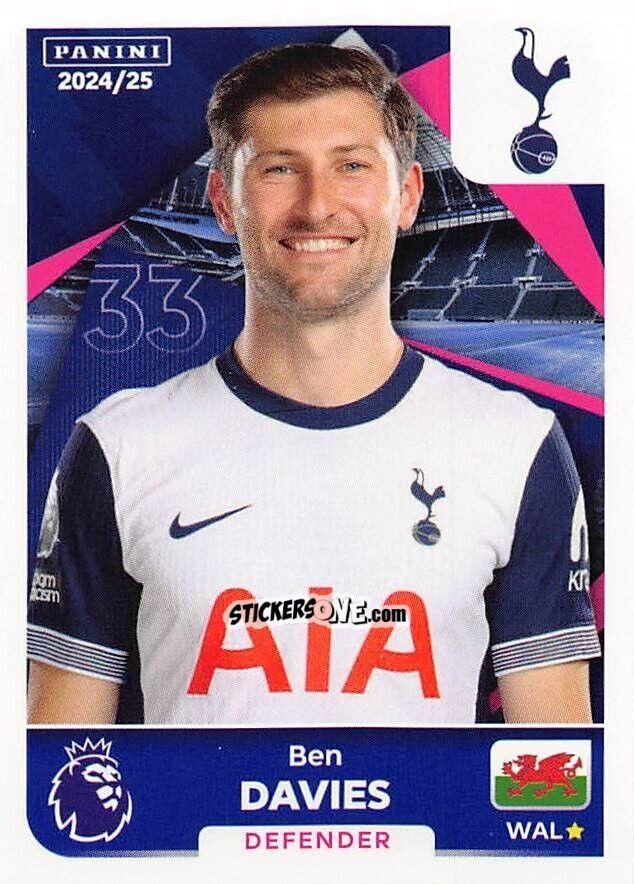 Cromo Ben Davies - English Premier League 2024-2025
 n. 554 - Panini
