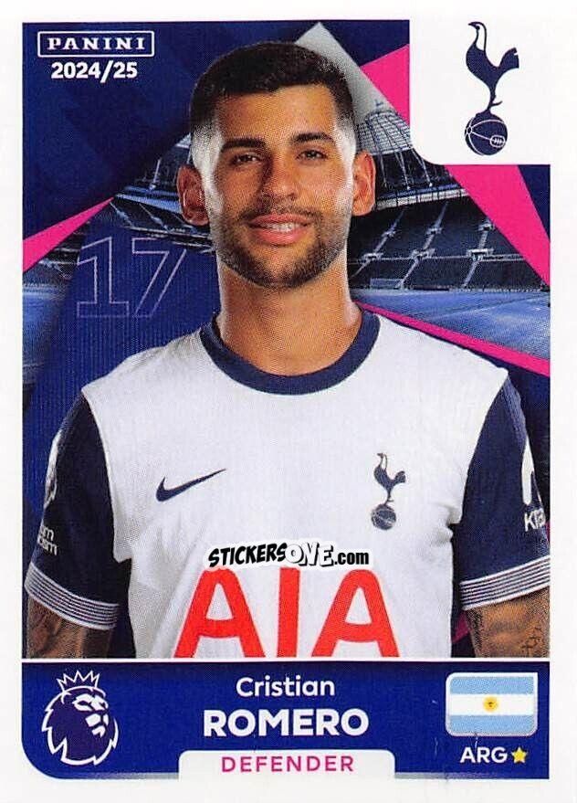 Sticker Cristian Romero - English Premier League 2024-2025
 n. 558 - Panini
