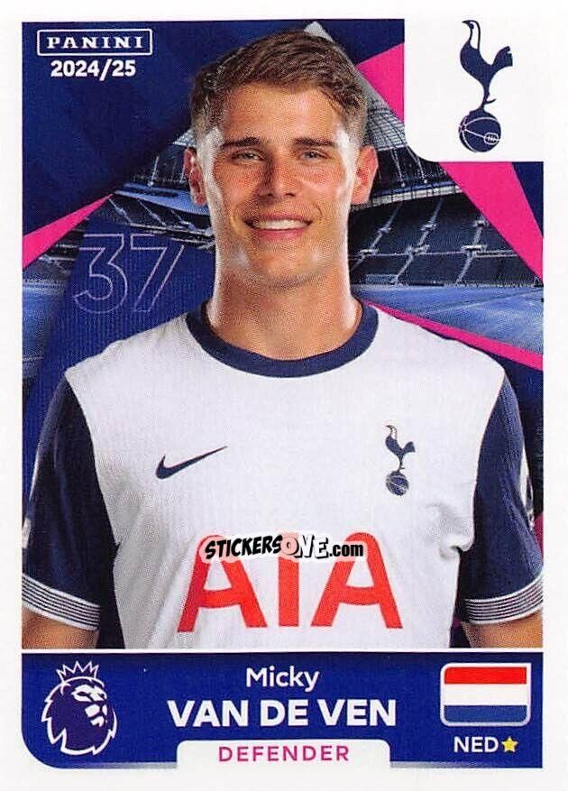 Sticker Micky van de Ven - English Premier League 2024-2025
 n. 560 - Panini