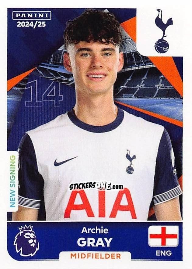 Sticker Archie Gray - English Premier League 2024-2025
 n. 563 - Panini