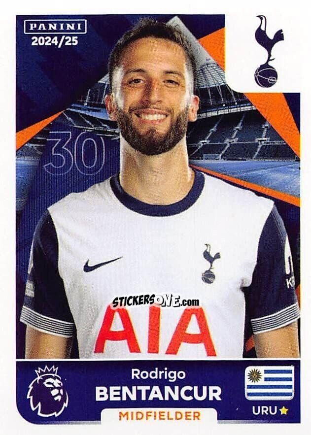 Cromo Rodrigo Bentancur - English Premier League 2024-2025
 n. 567 - Panini