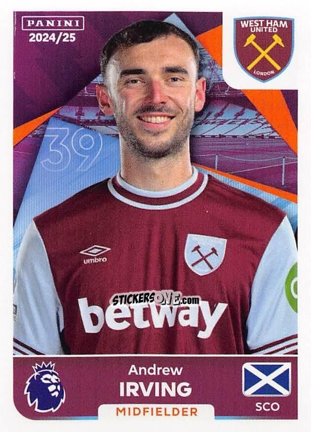 Cromo Andrew Irving - English Premier League 2024-2025
 n. 596 - Panini