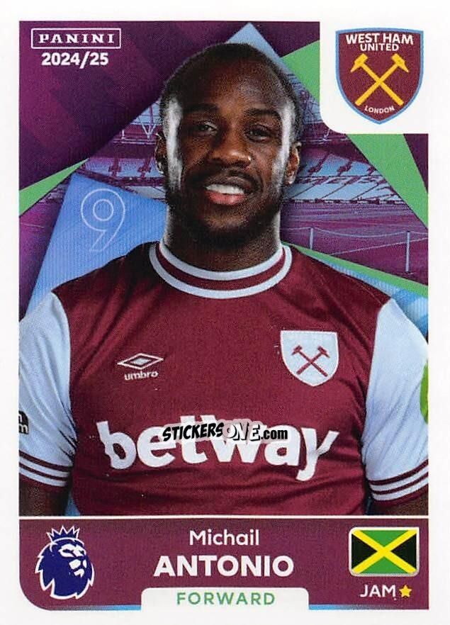 Cromo Michail Antonio - English Premier League 2024-2025
 n. 597 - Panini