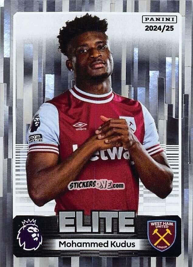 Sticker Mohammed Kudus (Elite) - English Premier League 2024-2025
 n. 602 - Panini