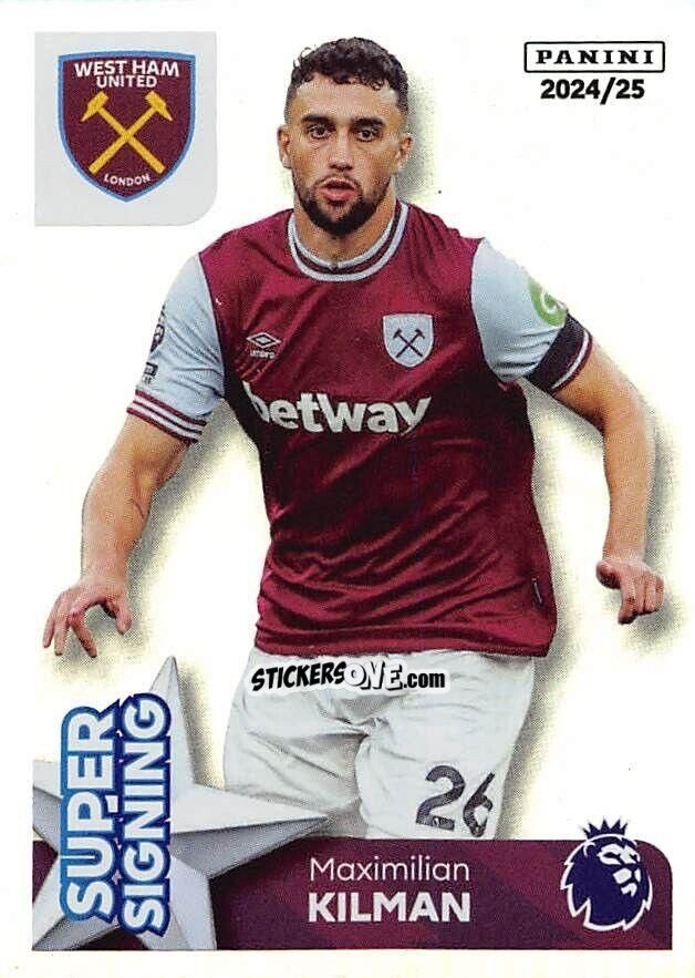 Sticker Maximilian Kilman (Super Signing) - English Premier League 2024-2025
 n. 607 - Panini