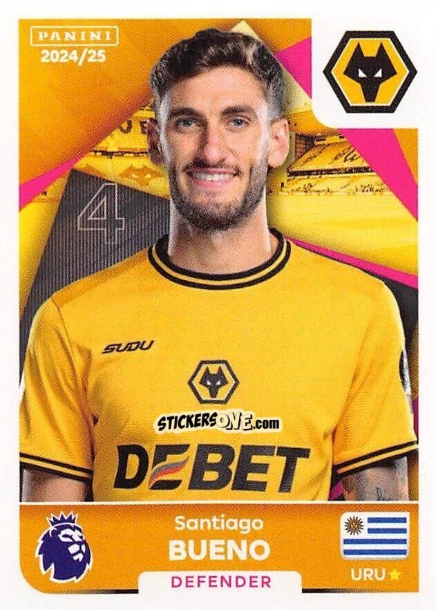 Cromo Santiago Bueno - English Premier League 2024-2025
 n. 616 - Panini